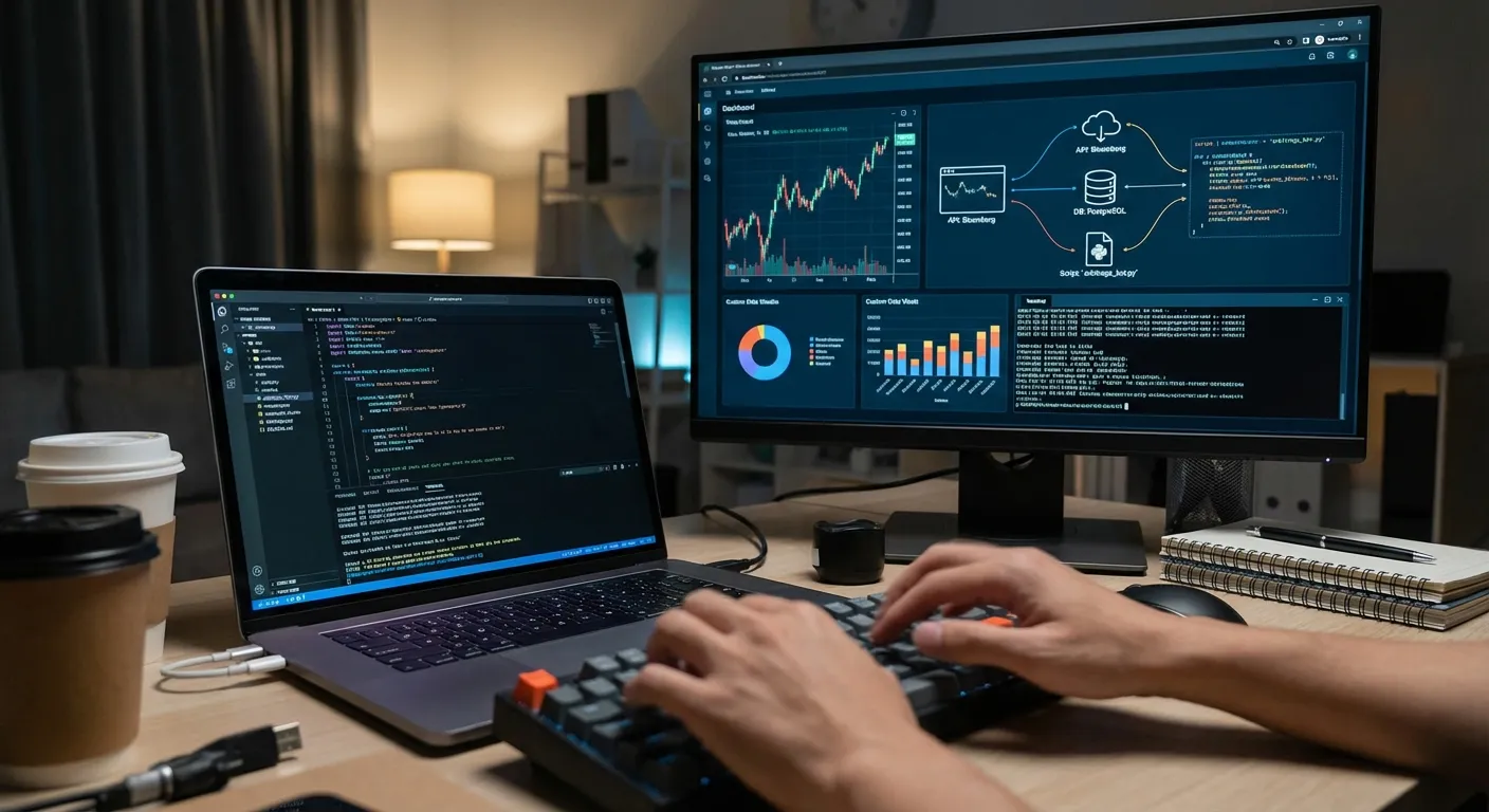 A complex yet elegant digital flowchart or mind map