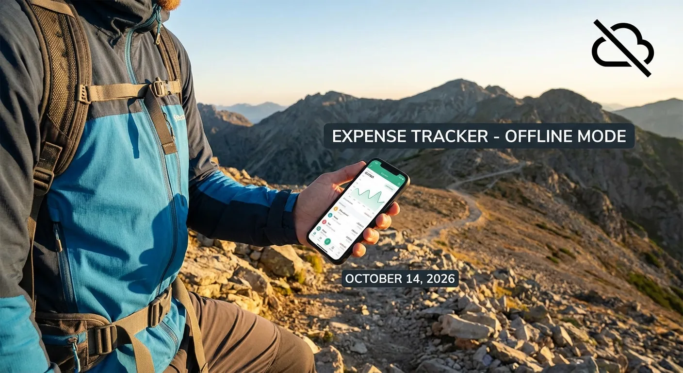 Seguimiento de Gastos Offline: Guía Esencial Viajeros y Nómadas - Ilustración