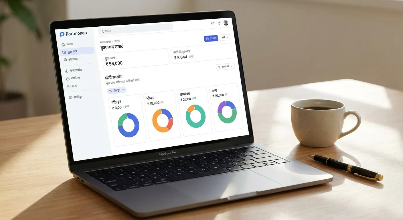 डिडक्टिबल खर्च ट्रैकिंग: सेल्फ-एम्प्लॉयड के लिए Portmoneo - Illustration