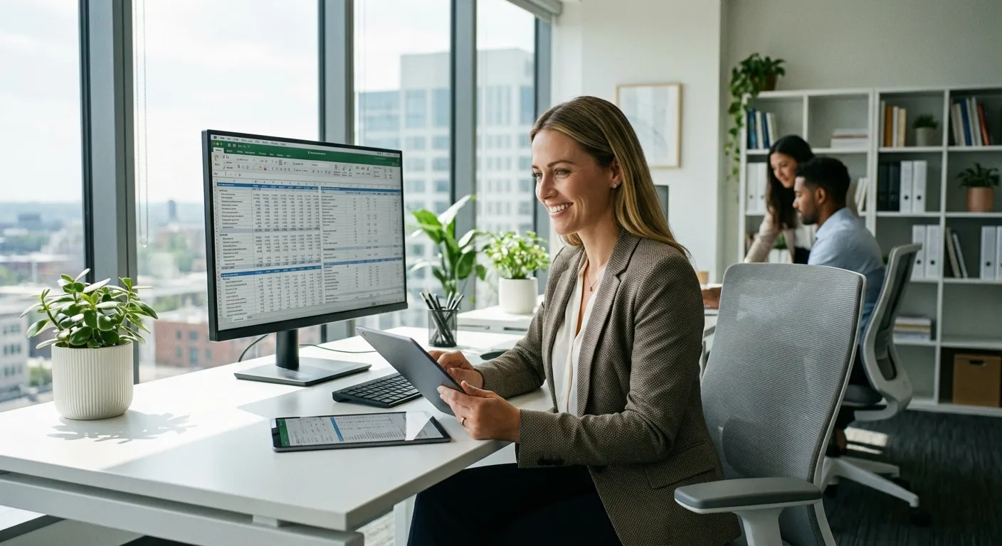 Overzichtelijke digitale administratie op een laptop